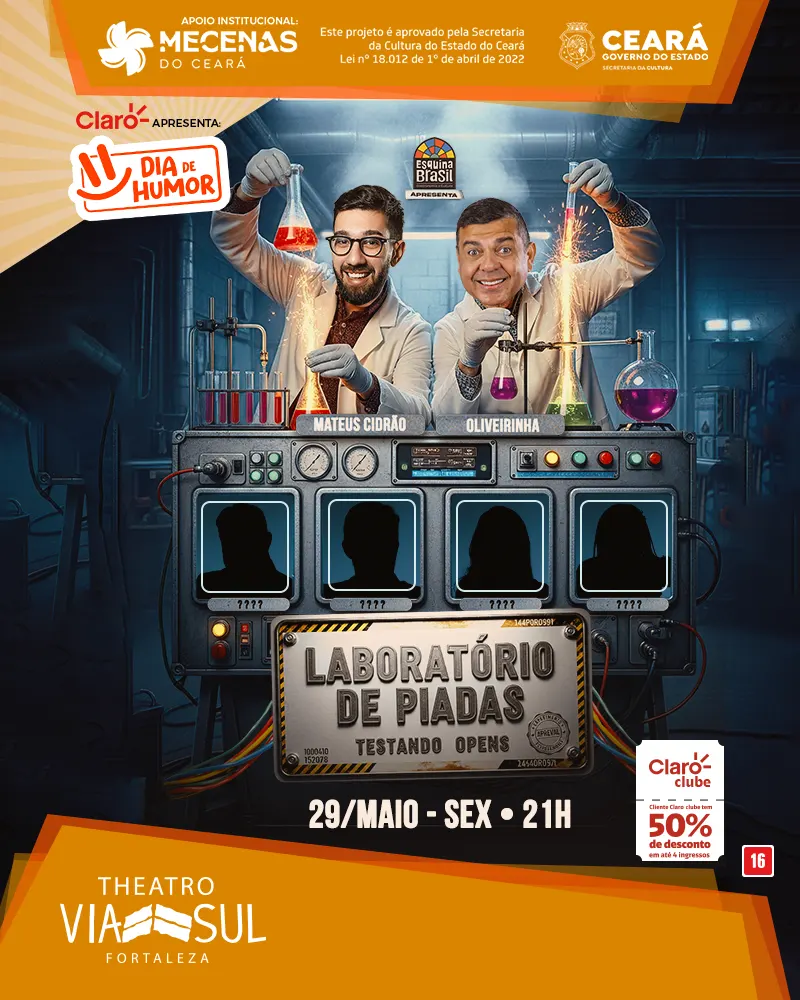 Matheus Cidrão e Oliverinha - Laboratório de Piadas