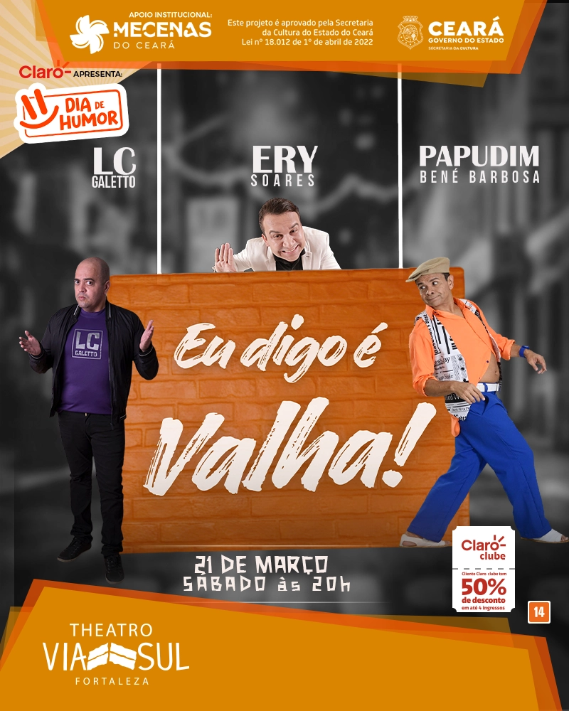 LC GALETTO, BENÉ BARBOSA E ERY SOARES - EU DIGO É VALHA