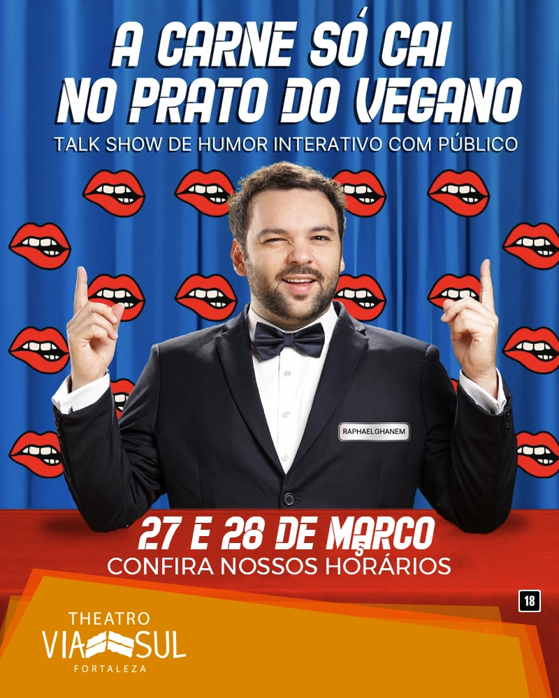 Raphael Ghanem - A Carne Só Cai no Prato do Vegano
